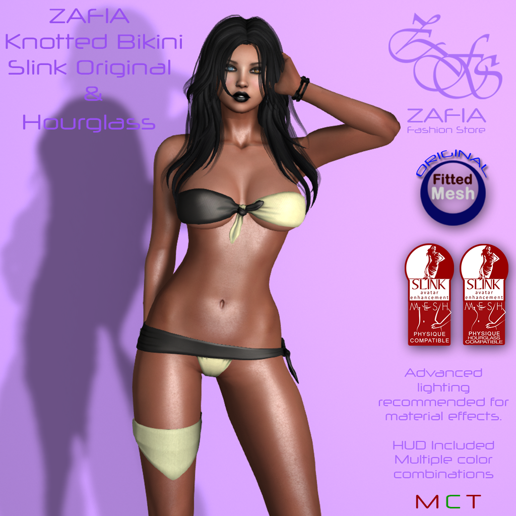 ZAFIA Knotted Bikini Slink png