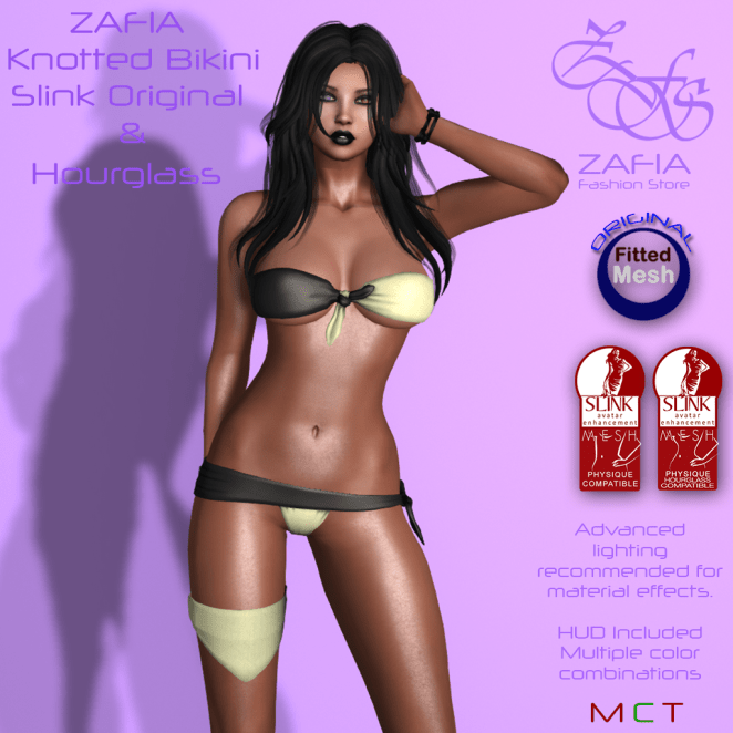 ZAFIA Knotted Bikini Slink png