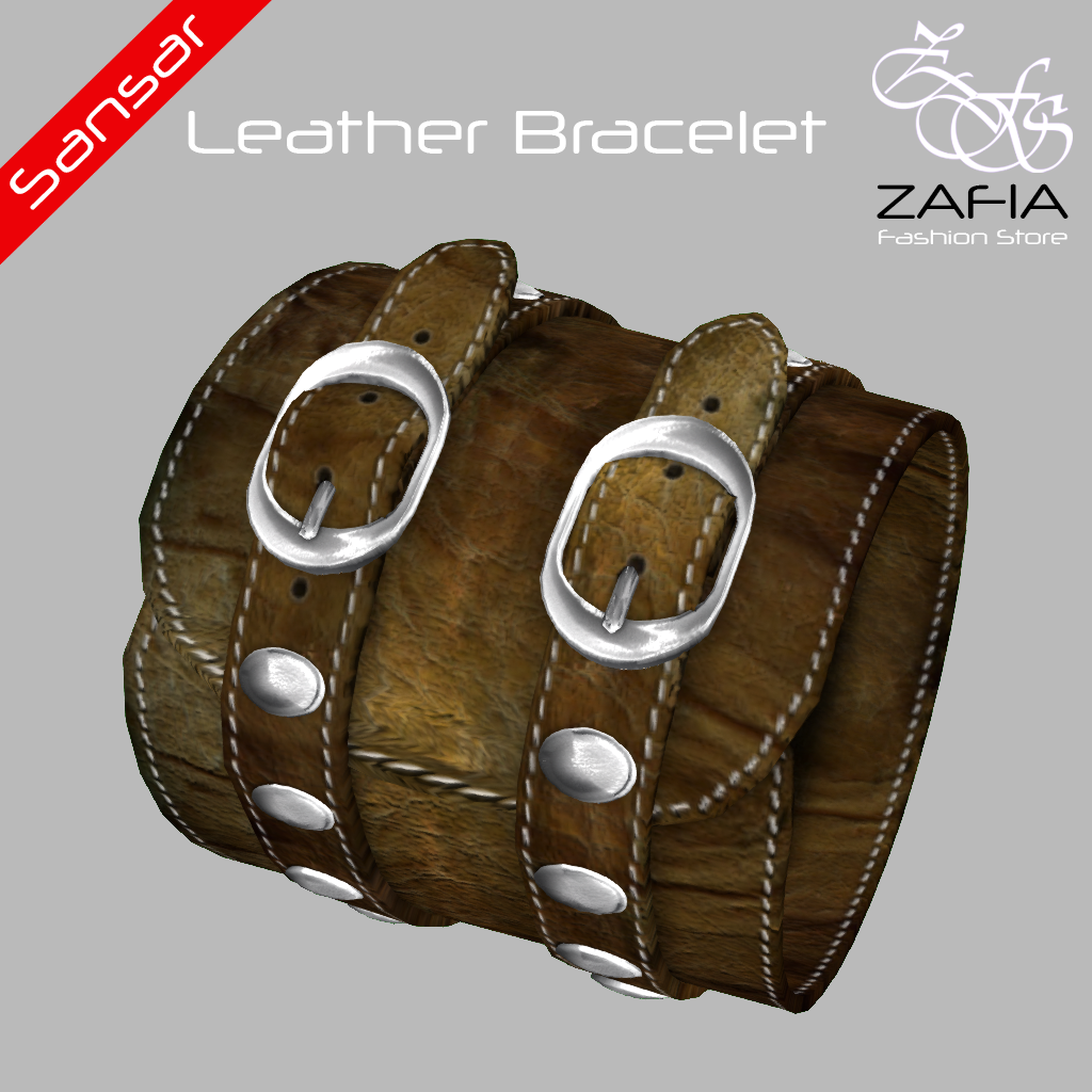ZAFIA Leather Bracelet Female Sansar