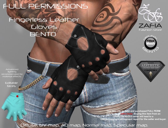 Fingerless Leather Gloves Aesthetic BENTO