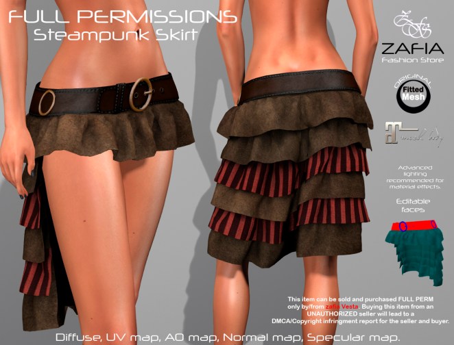 Steampunk Skirt Maitreya