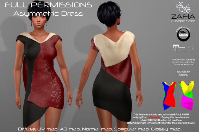 Asymmetric Dress Maitreya